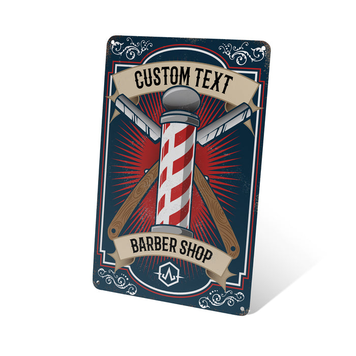 Barber Shop Tin Sign