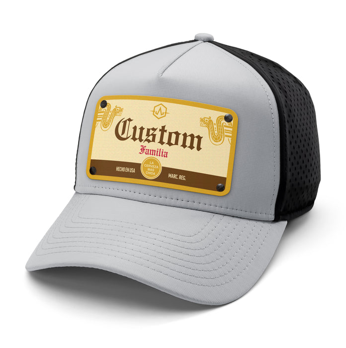 Crown Family Beverage Label Custom Hat