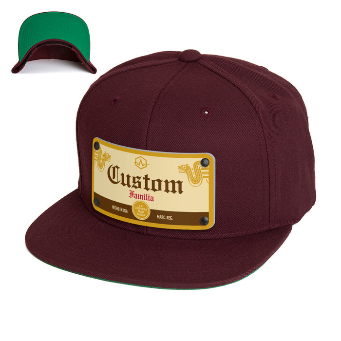 Crown Family Beverage Label Custom Hat