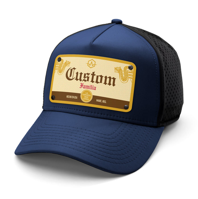 Crown Family Beverage Label Custom Hat