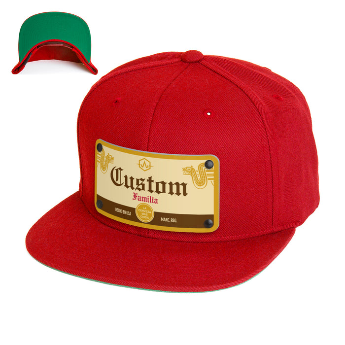Crown Family Beverage Label Custom Hat