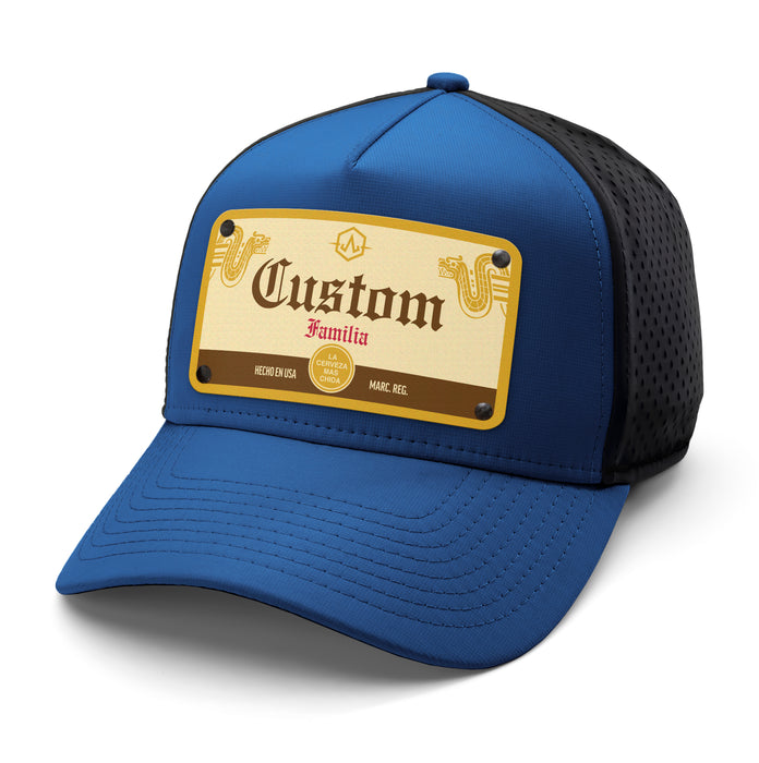 Crown Family Beverage Label Custom Hat