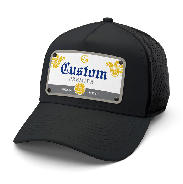 Crown Premier Beverage Label Custom Hat