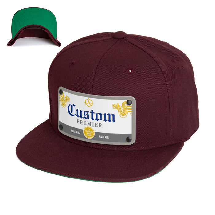 Crown Premier Beverage Label Custom Hat