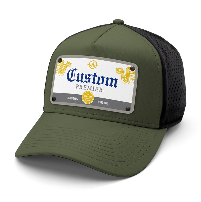 Crown Premier Beverage Label Custom Hat