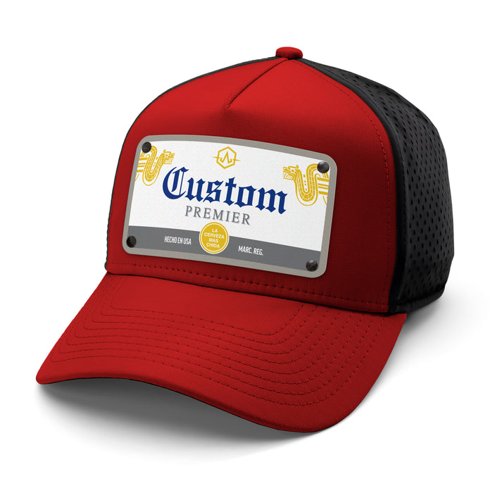 Crown Premier Beverage Label Custom Hat