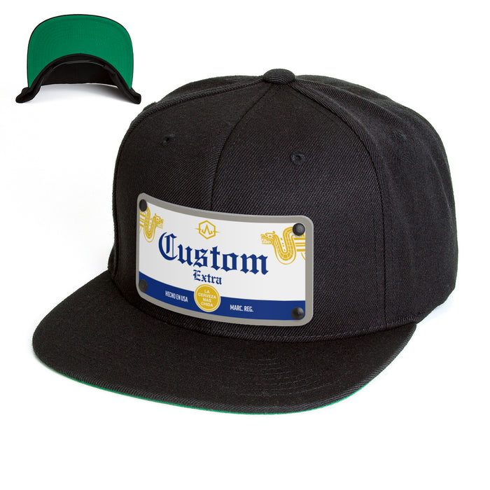 Crown Beverage Label Custom Hat
