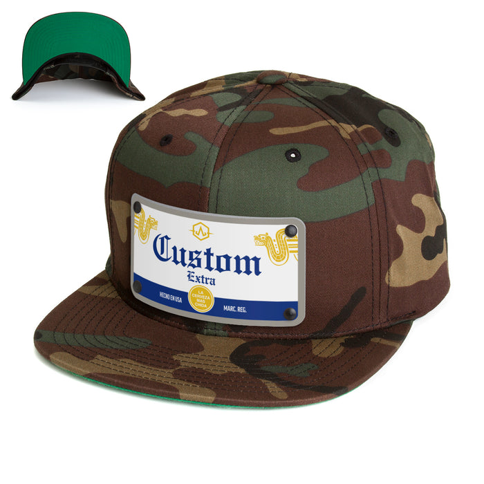 Crown Beverage Label Custom Hat