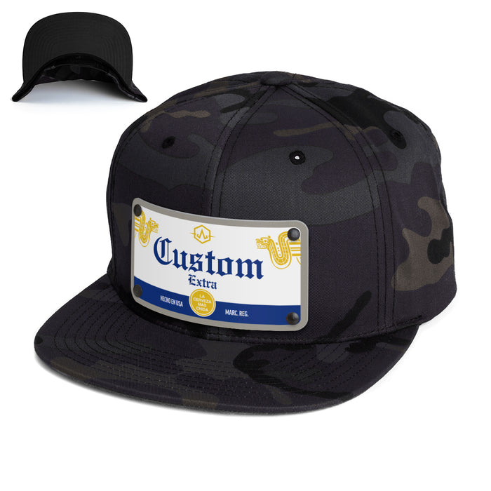 Crown Beverage Label Custom Hat
