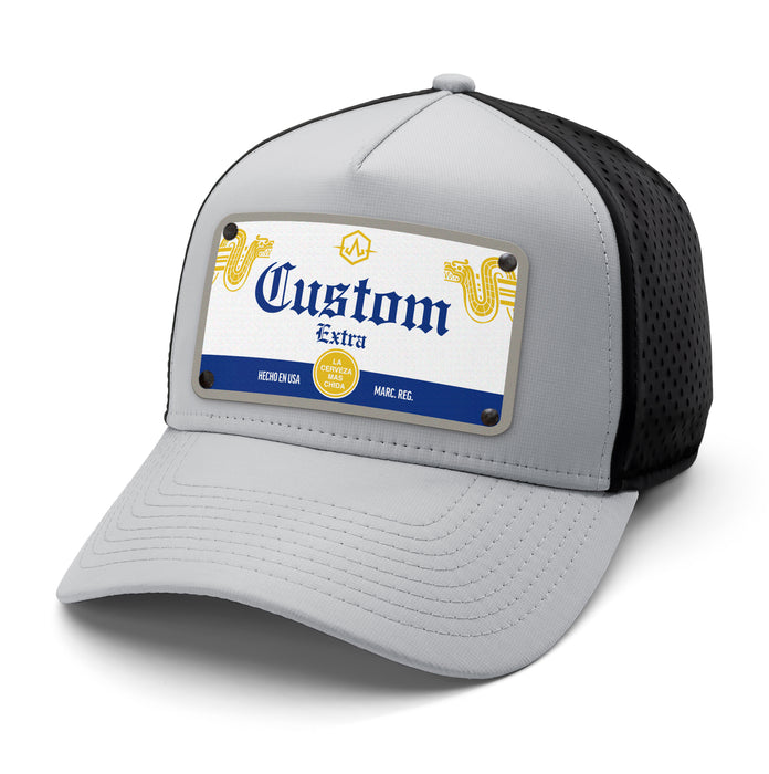 Crown Beverage Label Custom Hat