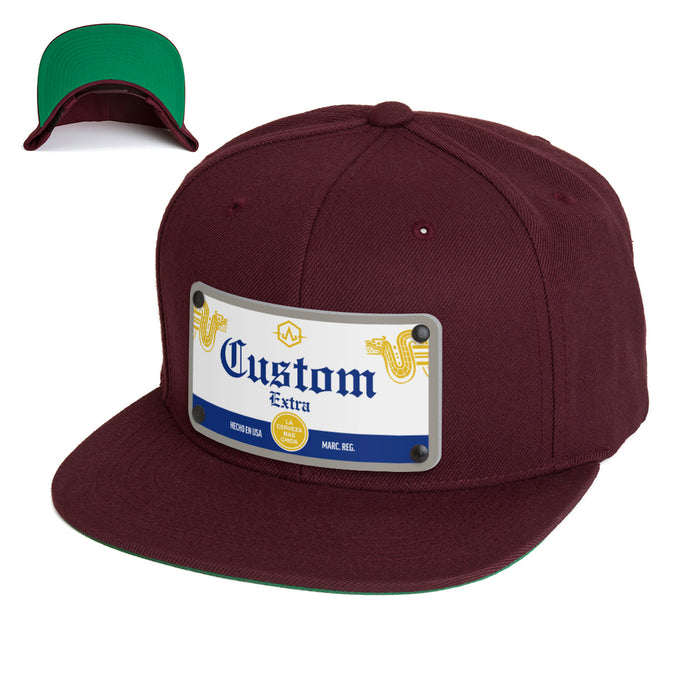 Crown Beverage Label Custom Hat