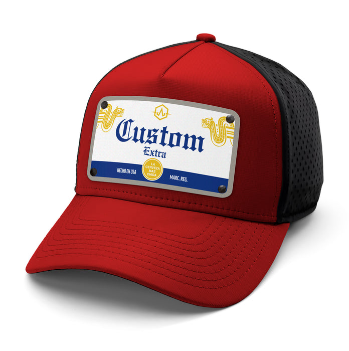 Crown Beverage Label Custom Hat