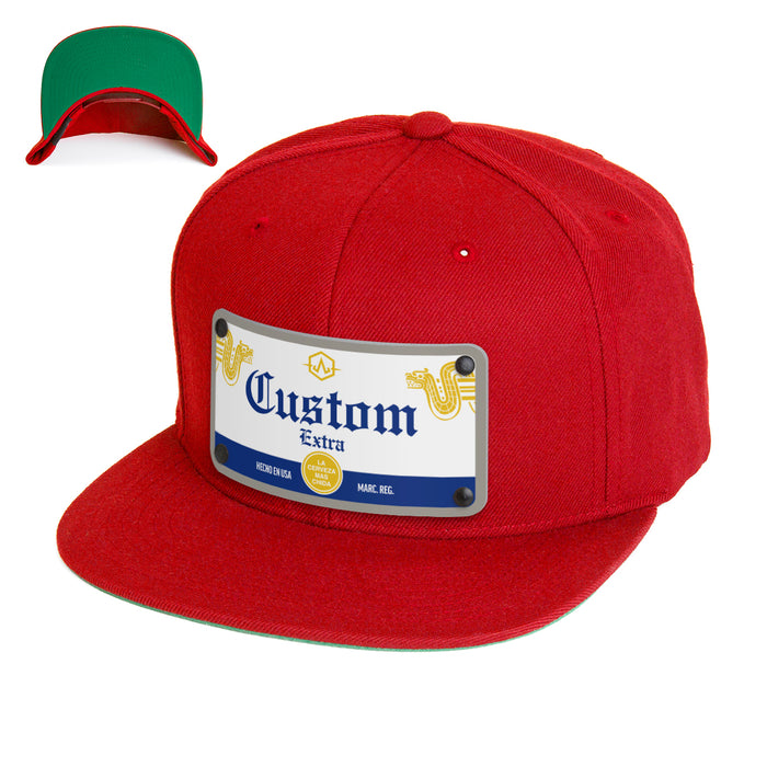 Crown Beverage Label Custom Hat
