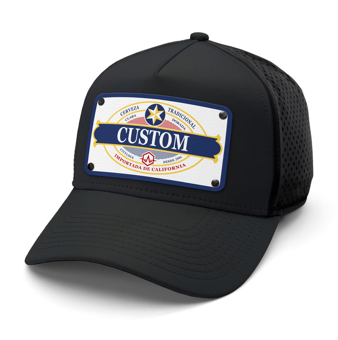 Star Beverage Label Custom Hat