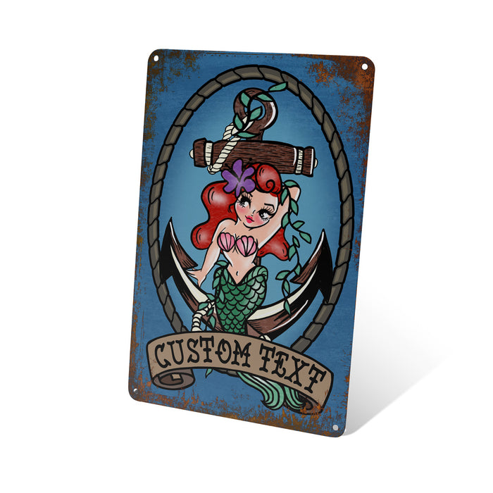 Mermaid Tin Sign