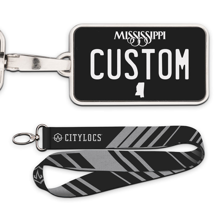 Mississippi Blackout Plate Pendant