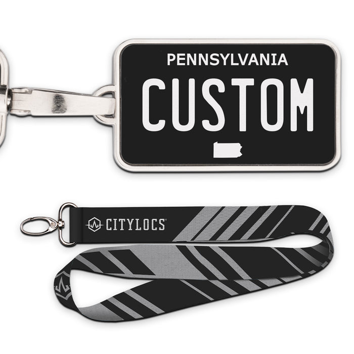 Pennsylvania Blackout Plate Pendant