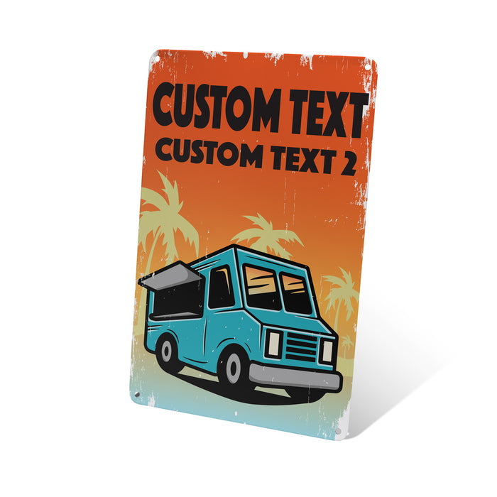 Taco Truck Tin Sign