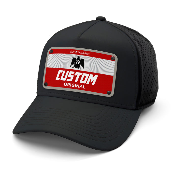 Red Eagle Beverage Label Custom Hat