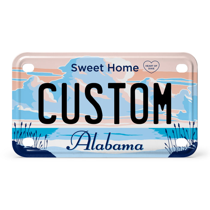 Alabama Mini Metal License Plate