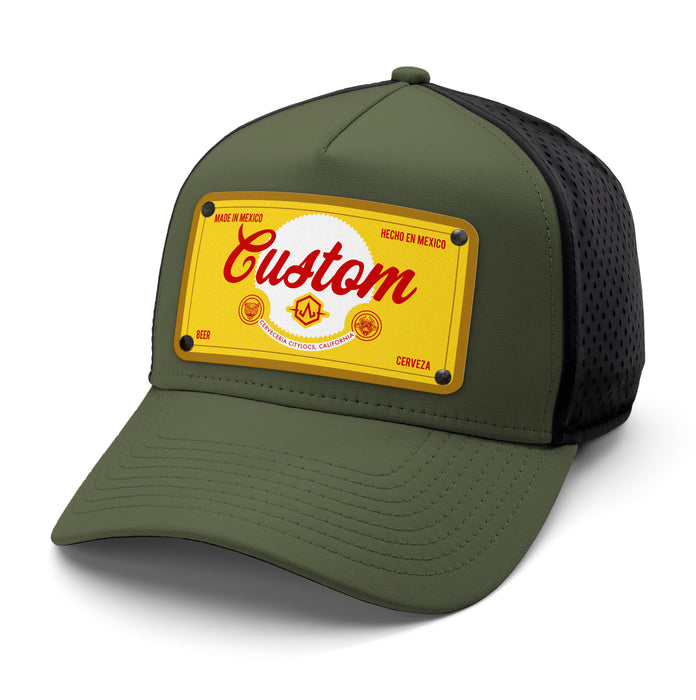 Victory Beverage Label Custom Hat