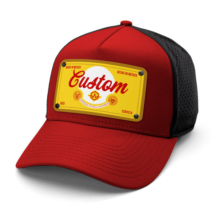 Victory Beverage Label Custom Hat