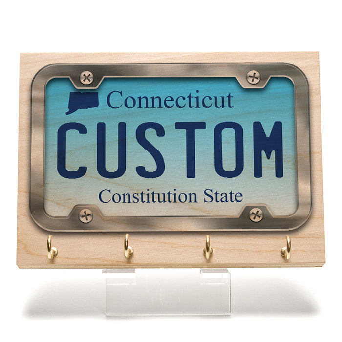 Connecticut License Plate Key Rack