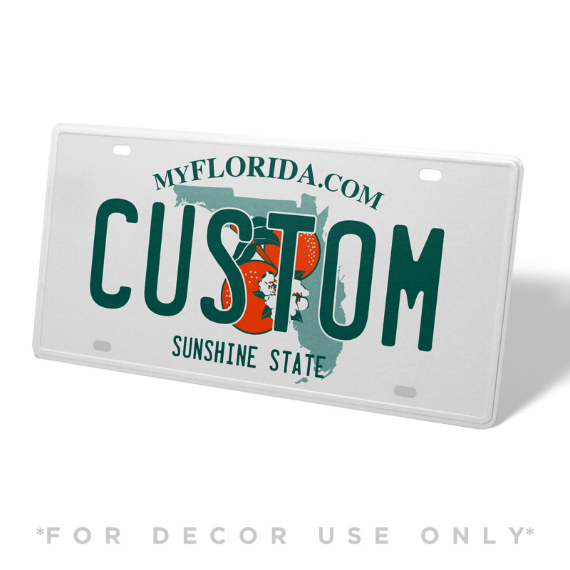 Florida Metal License Plate
