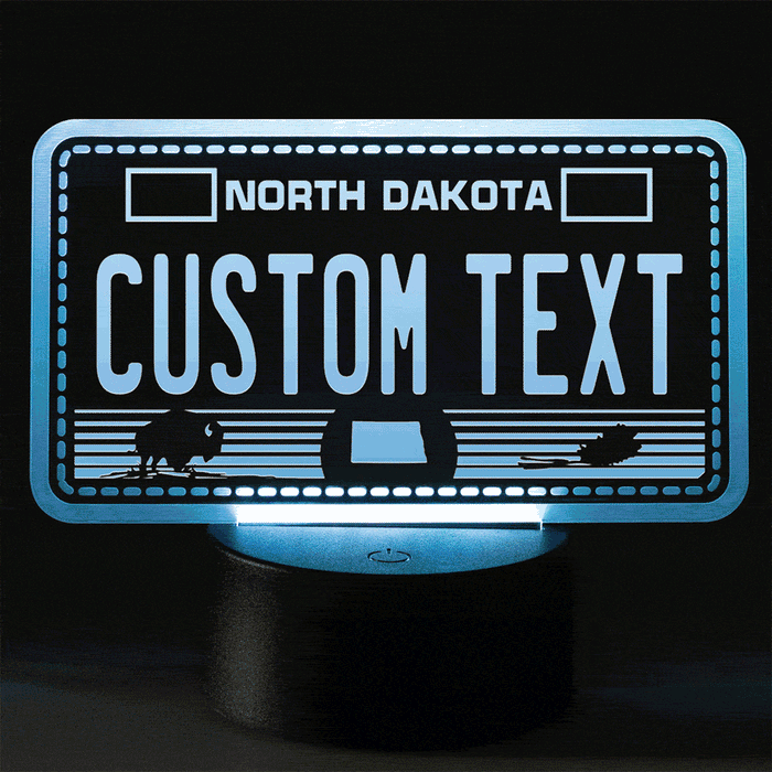 Led North Dakota License Plate Lamp