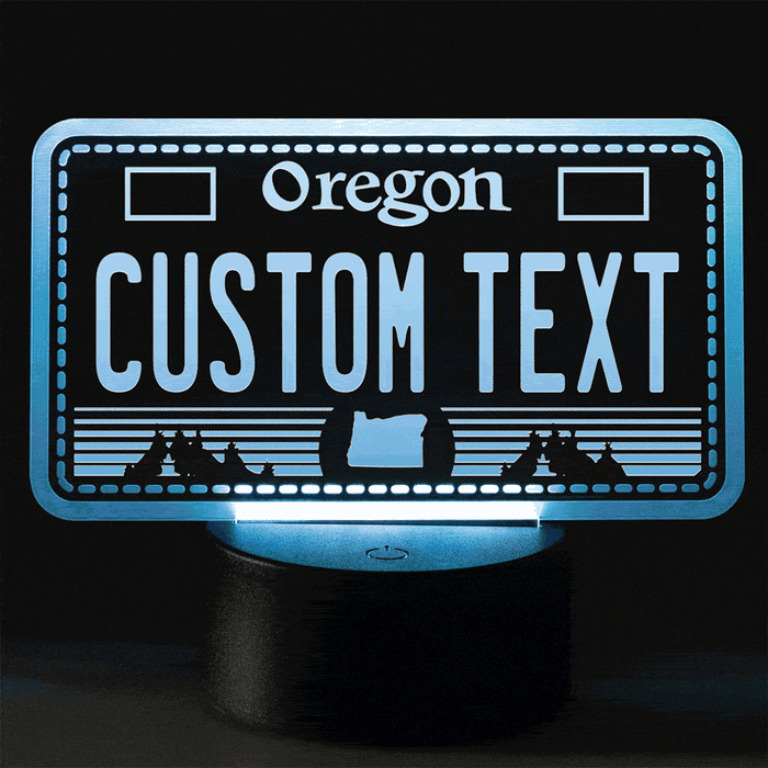 Led Oregon License Plate Lamp