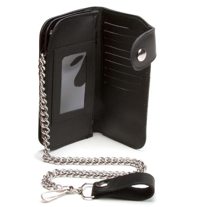Chain Wallet - Aztec Skull