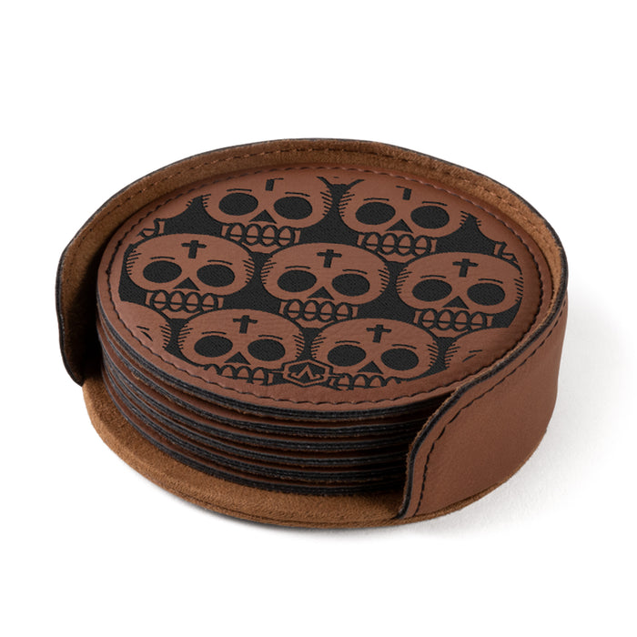Leatherette Coaster - Burial