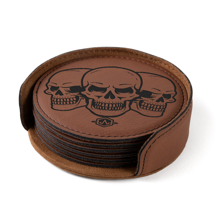 Leatherette Coaster - Graveyard