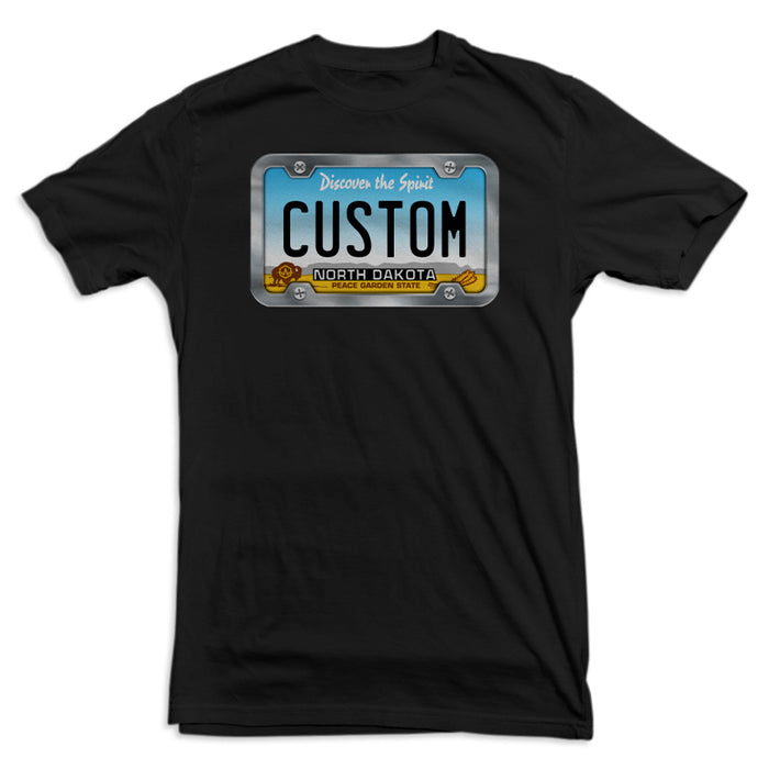 North Dakota License Plate Tee