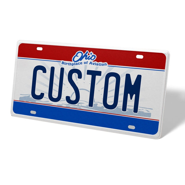 Ohio Metal License Plate