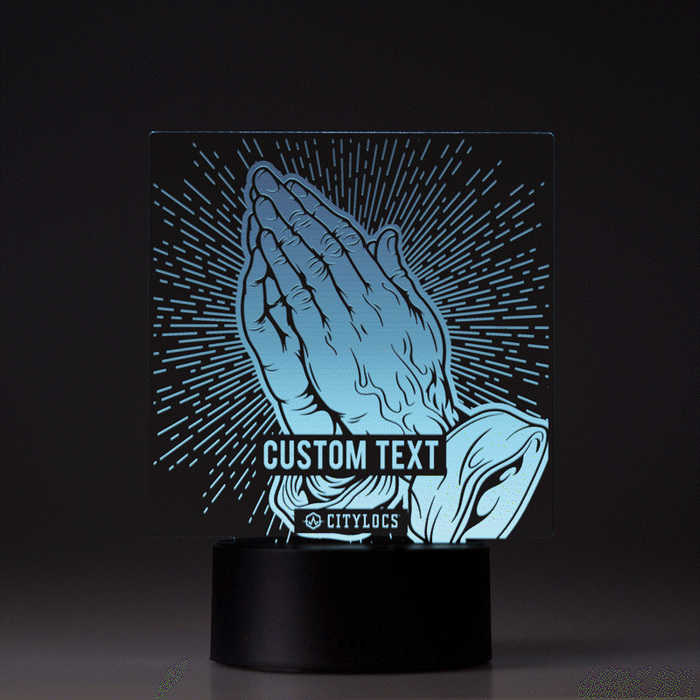 LED Praying Hands