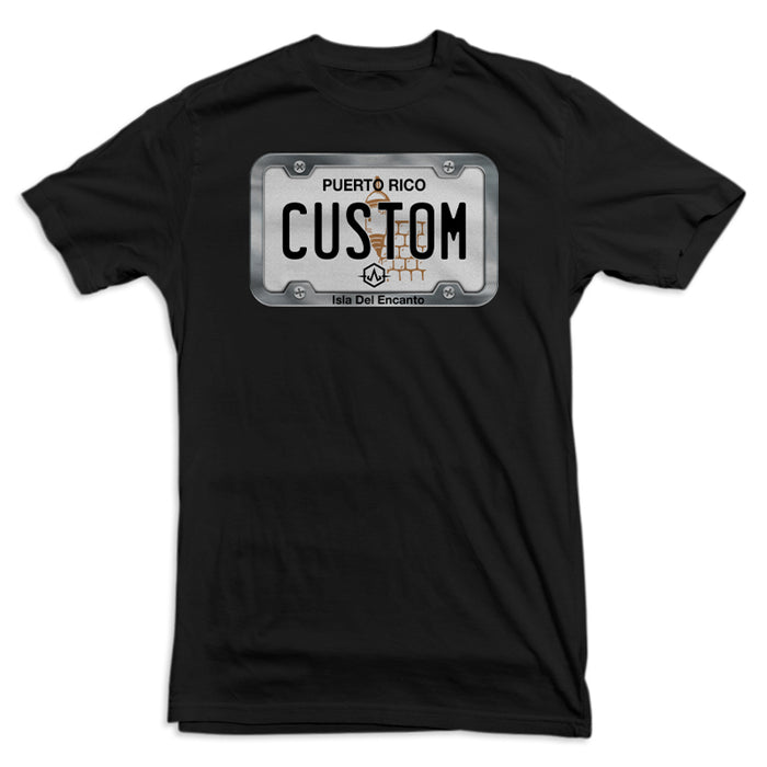 Puerto Rico License Plate Tee