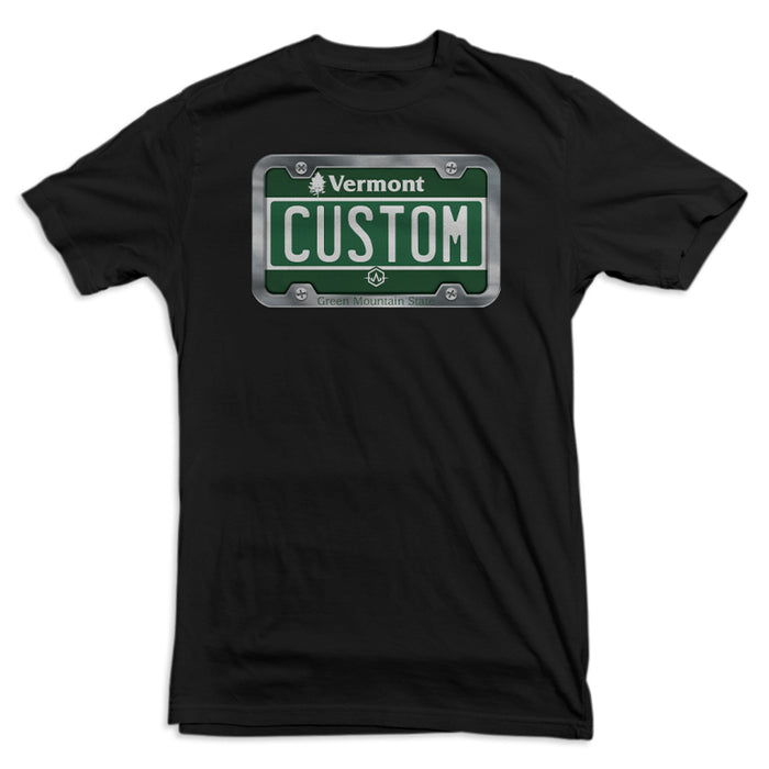 Vermont License Plate Tee