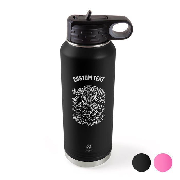 Water Bottle - Eagle Badge Custom