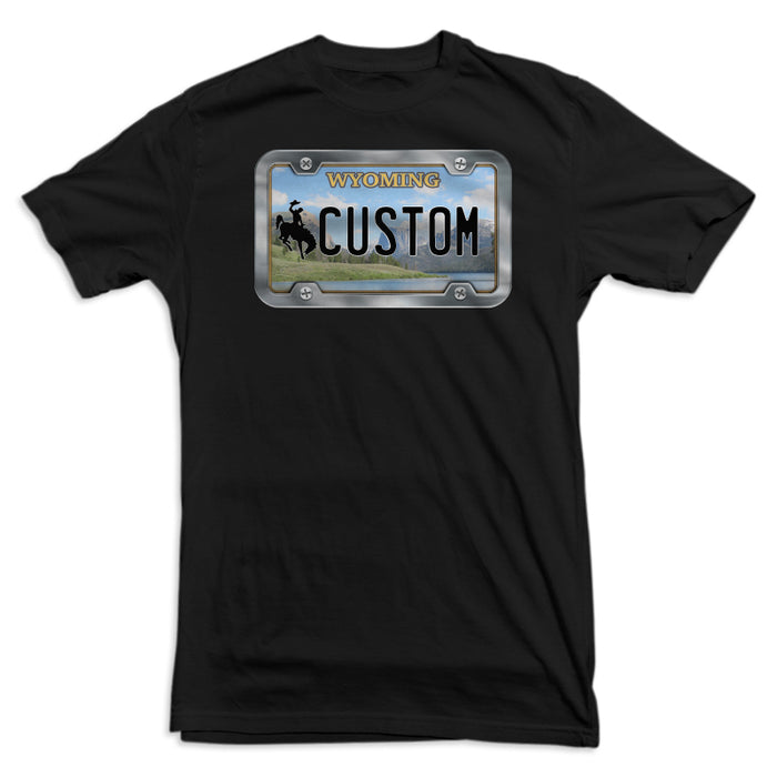 Wyoming 2022 License Plate Tee