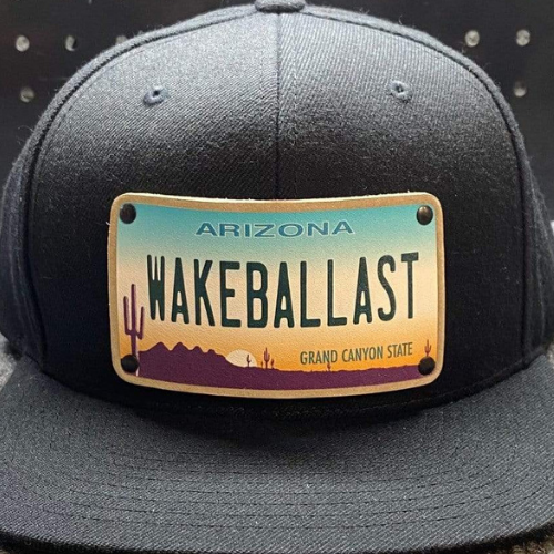 Beni from Wake Ballast Reps His Company with a CityLocs Custom Leather Patch Hat