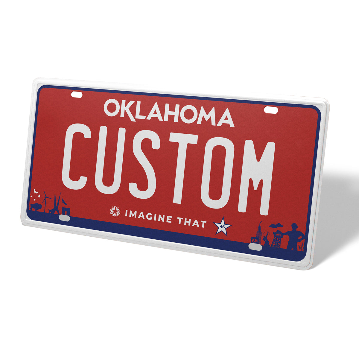 Custom Oklahoma Replica License Plate — CityLocs