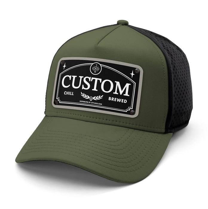 Ocho Cero Beverage Label Custom Hat