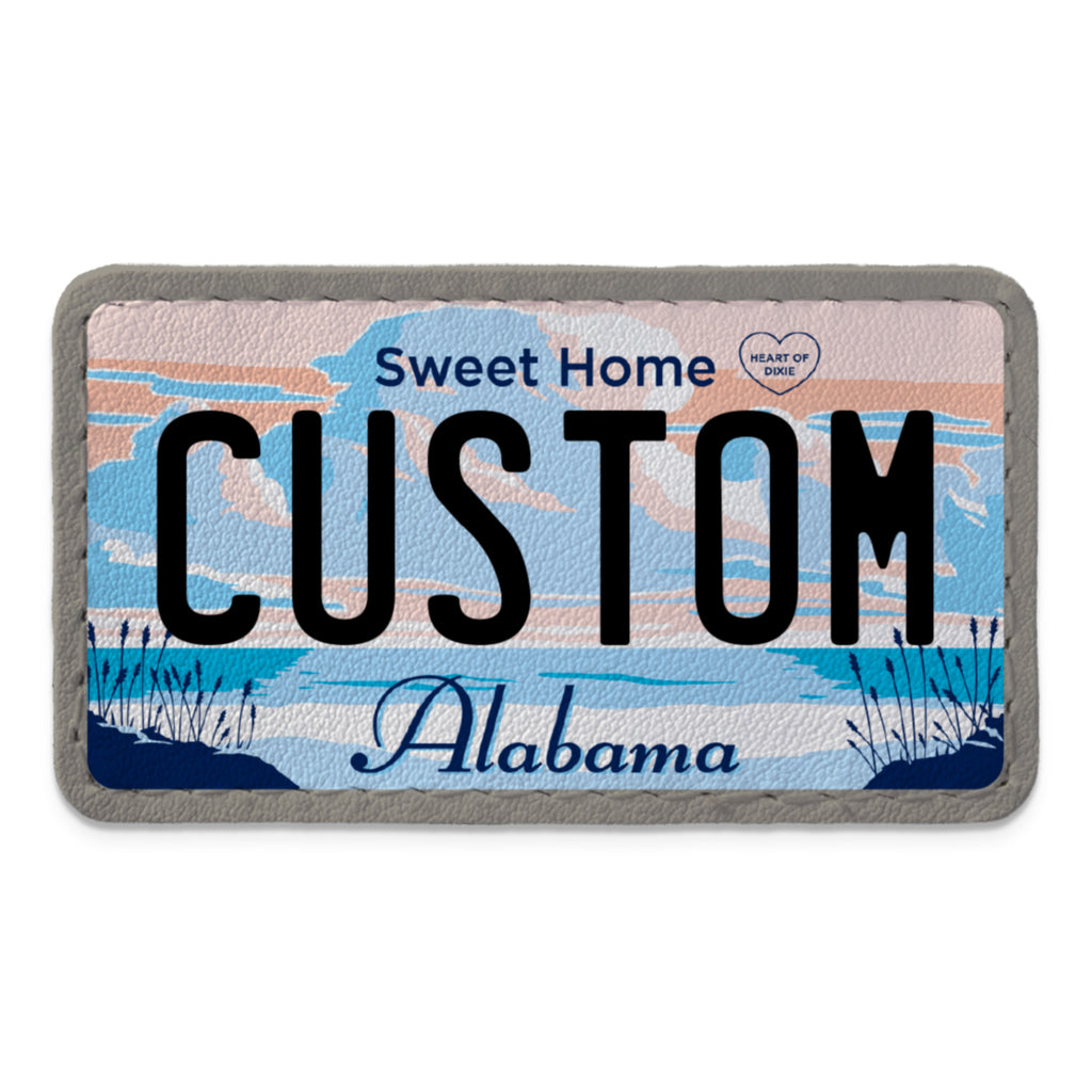 Swap Patch Alabama License Plate