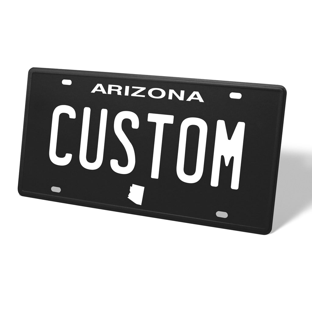 Arizona Blackout Metal License Plate