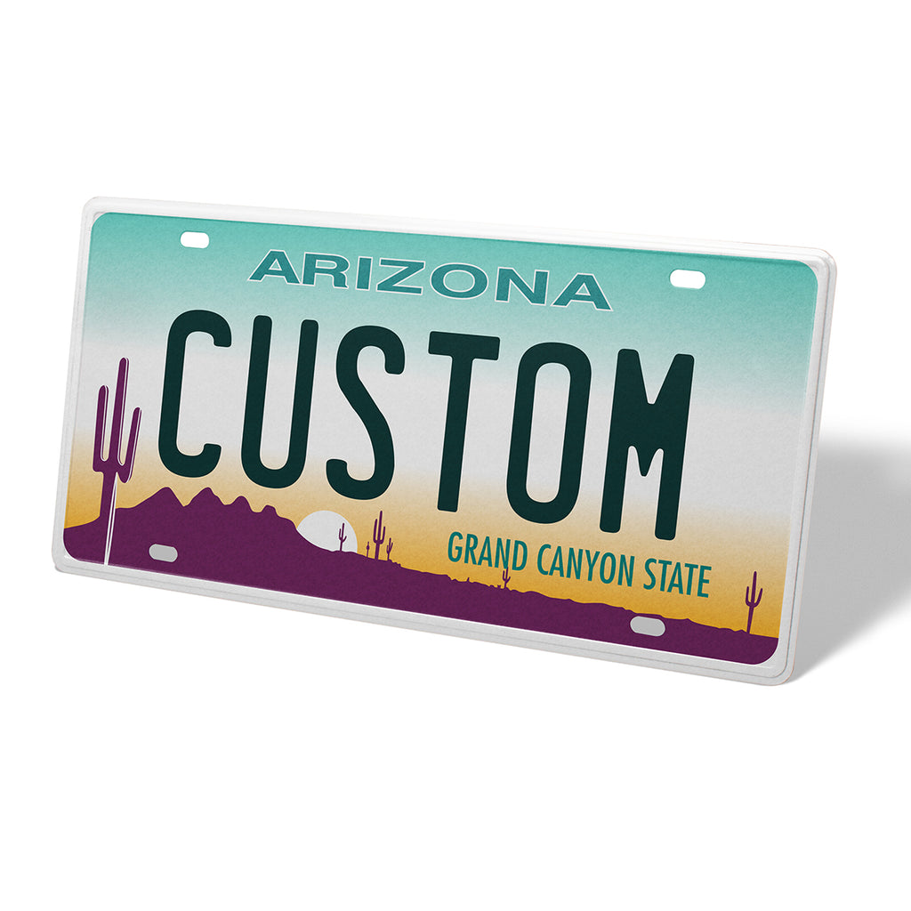 Arizona Metal License Plate