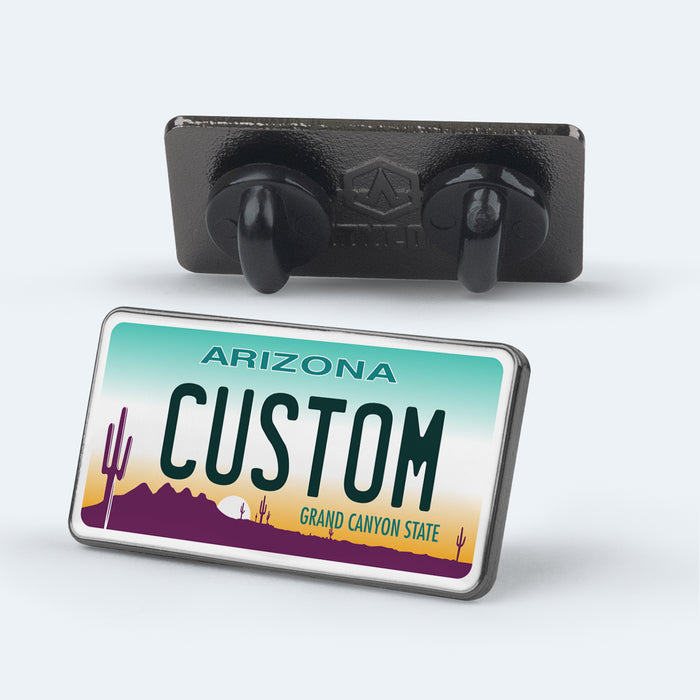 Arizona License Plate Enamel Pin