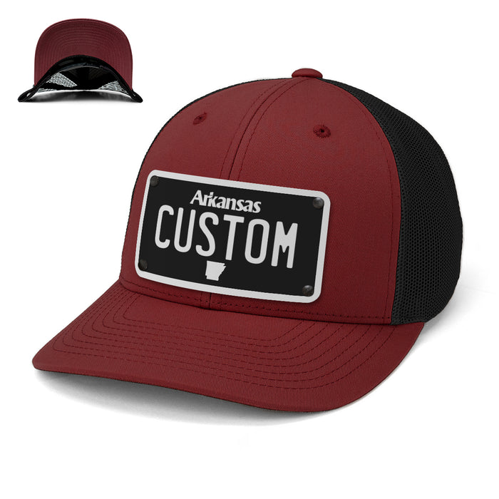 Arkansas Blackout Plate Hat