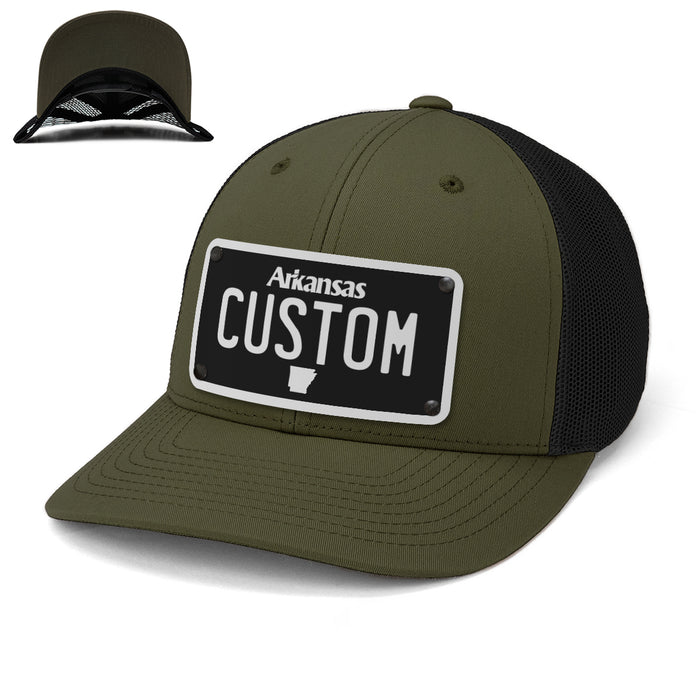 Arkansas Blackout Plate Hat