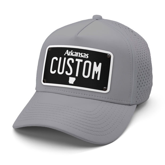 Arkansas Blackout Plate Hat